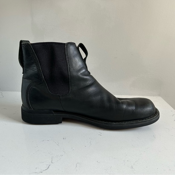 Timberland Mt Washington Chelsea Ankle Waterproof Black Leather Boots 13M Men - Picture 9 of 14